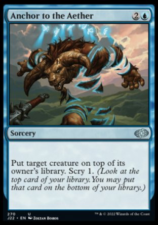 (270) Magic The Gathering Jumpstart 2022 Single: Anchor to the Aether  Uncommon
