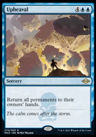 (270) Magic The Gathering Modern Horizons 2 Single: Upheaval (V.2) Holo Rare