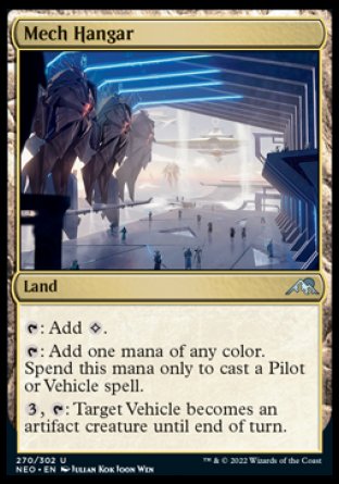 (270) Magic The Gathering Kamigawa: Neon Dynasty Single: Mech Hangar Holo Uncommon
