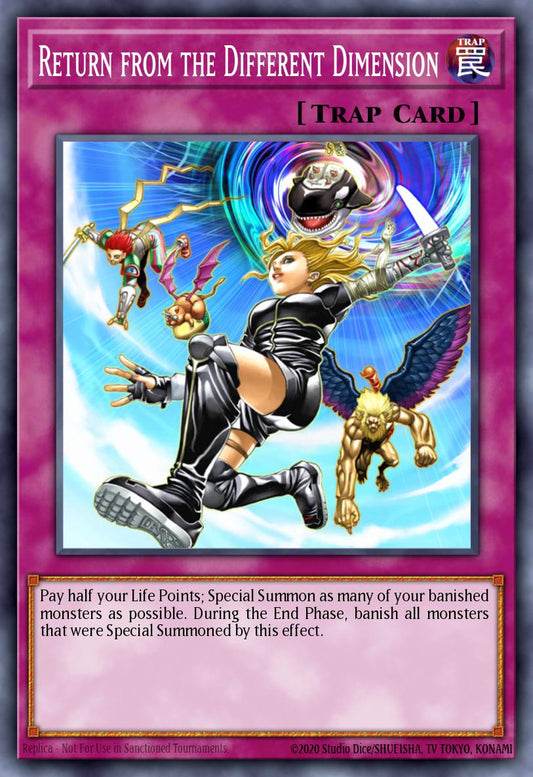 (140) YuGiOh TCG RA03: Quarter Century Bonanza Single: Return from the Different Dimension (V.2 - Quarter Century Secret Rare)  Quarter Century Secret Rare
