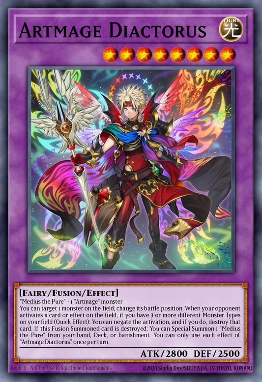 (DUAD032) YuGiOh TCG Duelist’s Advance Single: Artmage Diactorus (V.2 - Starlight Rare)  Starlight Rare