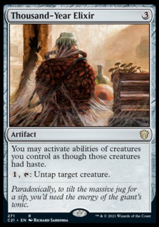 (271) Magic The Gathering Commander: Strixhaven Single: Thousand-Year Elixir  Rare