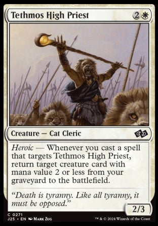 (271) Magic The Gathering Foundations Jumpstart Single: Tethmos High Priest  Common