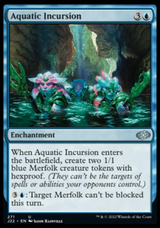 (271) Magic The Gathering Jumpstart 2022 Single: Aquatic Incursion  Uncommon