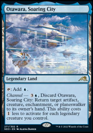 (271) Magic The Gathering Kamigawa: Neon Dynasty Single: Otawara, Soaring City Holo Rare