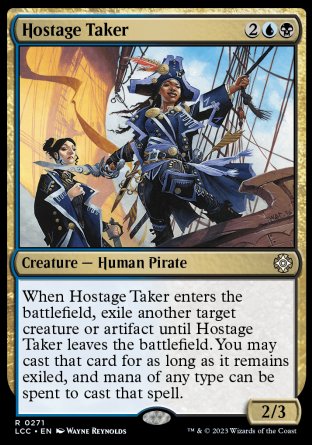 (271) Magic The Gathering Commander: The Lost Caverns of Ixalan Single: Hostage Taker  Rare