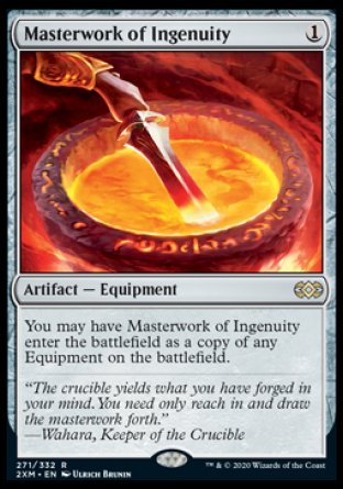 (271/332) Magic The Gathering Double Masters Single: Masterwork of Ingenuity  Rare