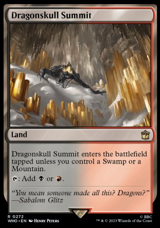 (272) Magic The Gathering Universes Beyond: Doctor Who Single: Dragonskull Summit  Rare