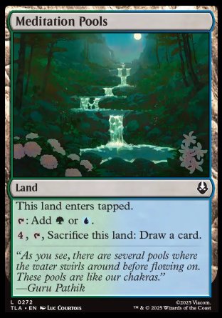 (272) Magic The Gathering Magic: The Gathering | Avatar: The Last Airbender Single: Meditation Pools Holo Common