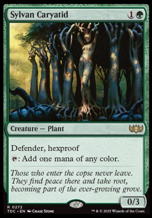 (272) Magic The Gathering Commander: Tarkir: Dragonstorm Single: Sylvan Caryatid  Rare