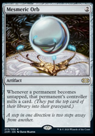 (272/332) Magic The Gathering Double Masters Single: Mesmeric Orb  Rare