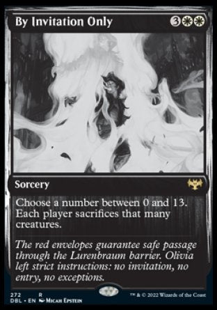(272) Magic The Gathering Innistrad: Double Feature Single: By Invitation Only  Rare