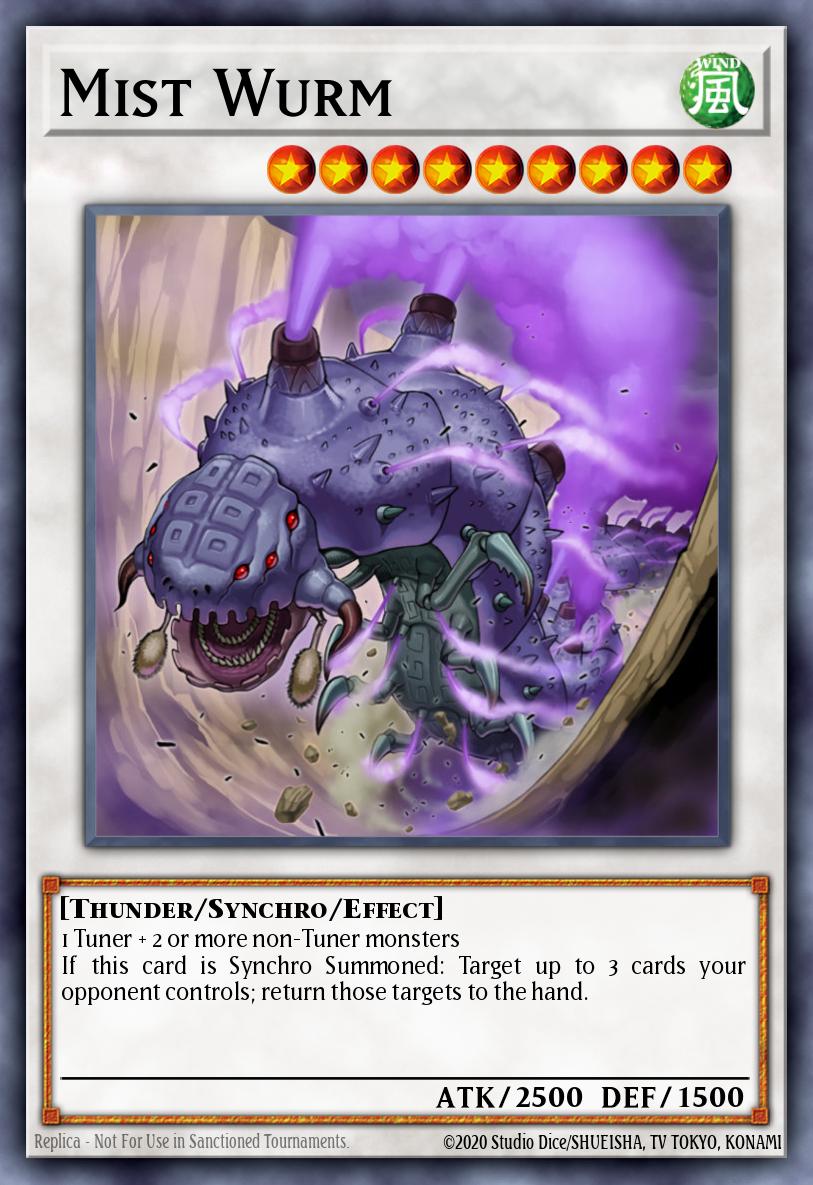 (166) YuGiOh TCG HAC1: Hidden Arsenal: Chapter 1 Single: Mist Wurm  Ultra Parallel Rare