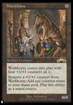 (142) Magic The Gathering The List Single: Workhorse  Rare
