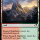 (273) Magic The Gathering Kamigawa: Neon Dynasty Single: Rugged Highlands  Common