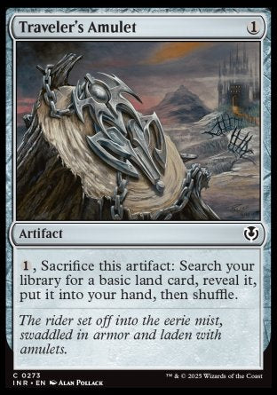 (273) Magic The Gathering Innistrad Remastered Single: Traveler's Amulet Holo Common