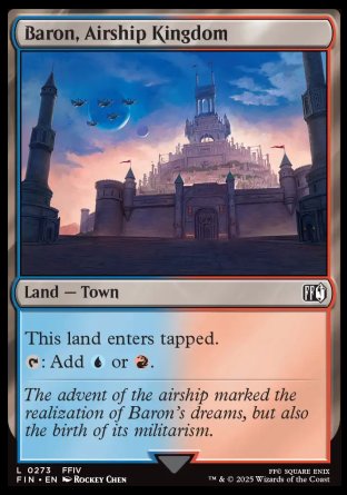 (273) Magic The Gathering Magic: The Gathering - FINAL FANTASY Single: Baron, Airship Kingdom  Land