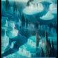 (273) Magic The Gathering Tarkir: Dragonstorm Single: Island (V.1) Holo Land