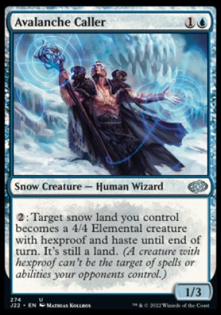 (274) Magic The Gathering Jumpstart 2022 Single: Avalanche Caller  Uncommon
