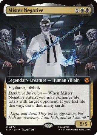(274) Magic The Gathering Magic: The Gathering | Marvel's Spider-Man: Extras Single: Mister Negative  Mythic