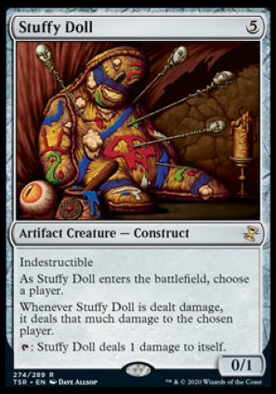 (274/289) Magic The Gathering Time Spiral Remastered Single: Stuffy Doll  Rare