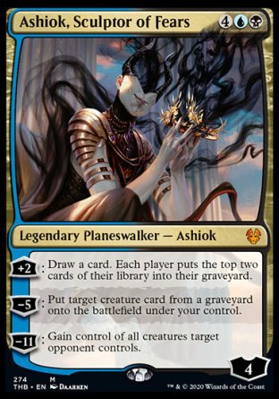 (274) Magic The Gathering Theros Beyond Death: Extras Single: Ashiok, Sculptor of Fears  Mythic