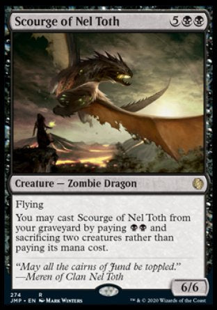 (274) Magic The Gathering Jumpstart Single: Scourge of Nel Toth  Rare
