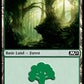 (274) Magic The Gathering Core 2021 Single: Forest (V.3) Holo Land