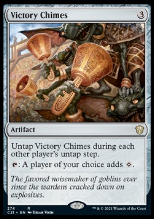 (274) Magic The Gathering Commander: Strixhaven Single: Victory Chimes  Rare