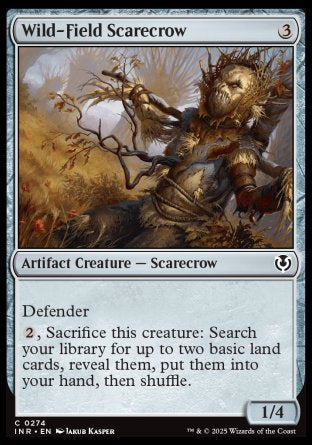 (274) Magic The Gathering Innistrad Remastered Single: Wild-Field Scarecrow  Common