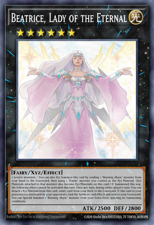 (035) YuGiOh TCG MAGO: Maximum Gold Single: Beatrice, Lady of the Eternal  Premium Gold Rare