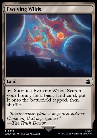 (275) Magic The Gathering Universes Beyond: Doctor Who Single: Evolving Wilds  Common