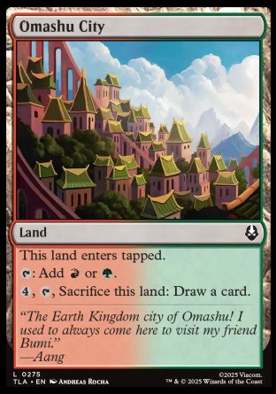 (275) Magic The Gathering Magic: The Gathering | Avatar: The Last Airbender Single: Omashu City  Common