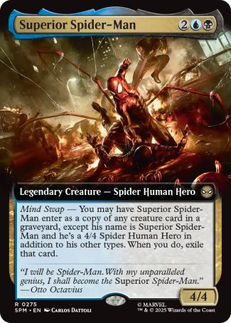 (275) Magic The Gathering Magic: The Gathering | Marvel's Spider-Man: Extras Single: Superior Spider-Man Holo Rare