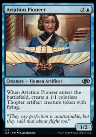 (275) Magic The Gathering Jumpstart 2022 Single: Aviation Pioneer  Common