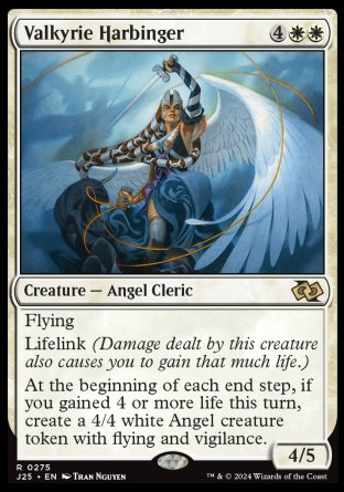 (275) Magic The Gathering Foundations Jumpstart Single: Valkyrie Harbinger  Rare