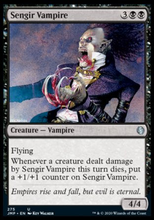 (275) Magic The Gathering Jumpstart Single: Sengir Vampire  Uncommon