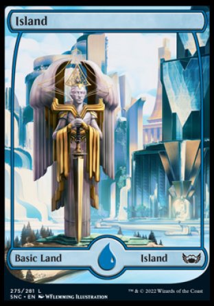 (275) Magic The Gathering Streets of New Capenna Single: Island (V.2) Holo Land