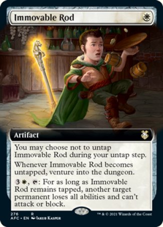 (276) Magic The Gathering Commander: Adventures in the Forgotten Realms: Extras Single: Immovable Rod  Rare