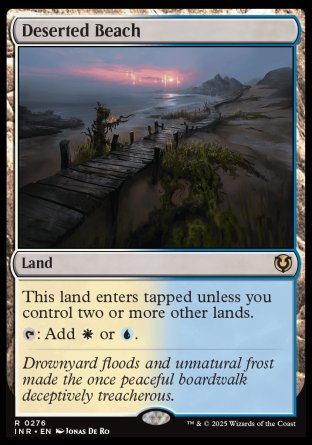 (276) Magic The Gathering Innistrad Remastered Single: Deserted Beach  Rare