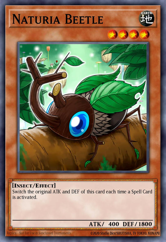 (093) YuGiOh TCG HAC1: Hidden Arsenal: Chapter 1 Single: Naturia Beetle (V.1 - Common)  Common