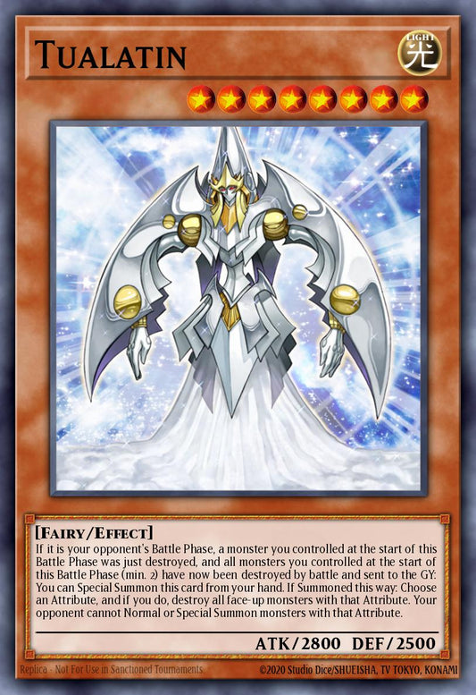 (090) YuGiOh TCG LODT: Light of Destruction Single: Tualatin (V.1 - Secret Rare)  Secret Rare
