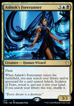 (277) Magic The Gathering Theros Beyond Death: Extras Single: Ashiok's Forerunner Holo Rare