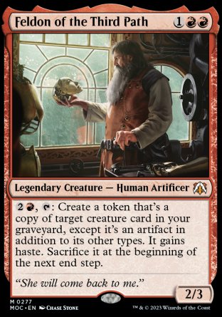 (277) Magic The Gathering Commander: March of the Machine Single: Feldon of the Third Path  Mythic