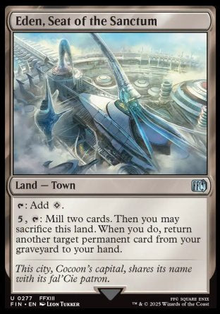 (277) Magic The Gathering Magic: The Gathering - FINAL FANTASY Single: Eden, Seat of the Sanctum  Uncommon