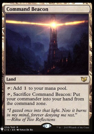 (056) Magic The Gathering The List Single: Command Beacon  Rare