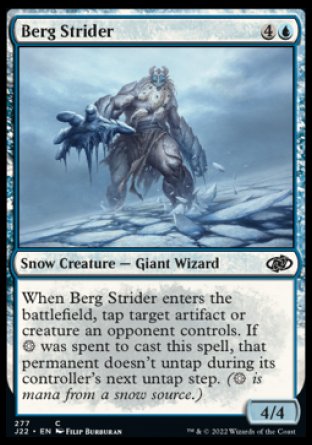(277) Magic The Gathering Jumpstart 2022 Single: Berg Strider  Common