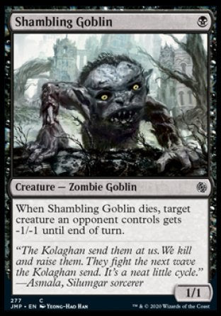 (277) Magic The Gathering Jumpstart Single: Shambling Goblin  Common