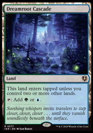 (277) Magic The Gathering Innistrad Remastered Single: Dreamroot Cascade Holo Rare