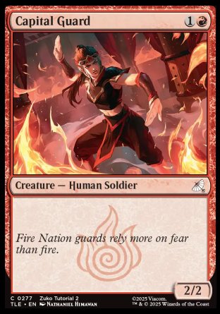 (277) Magic The Gathering Magic: The Gathering | Avatar: The Last Airbender: Eternal Single: Capital Guard (V.2) Holo Common